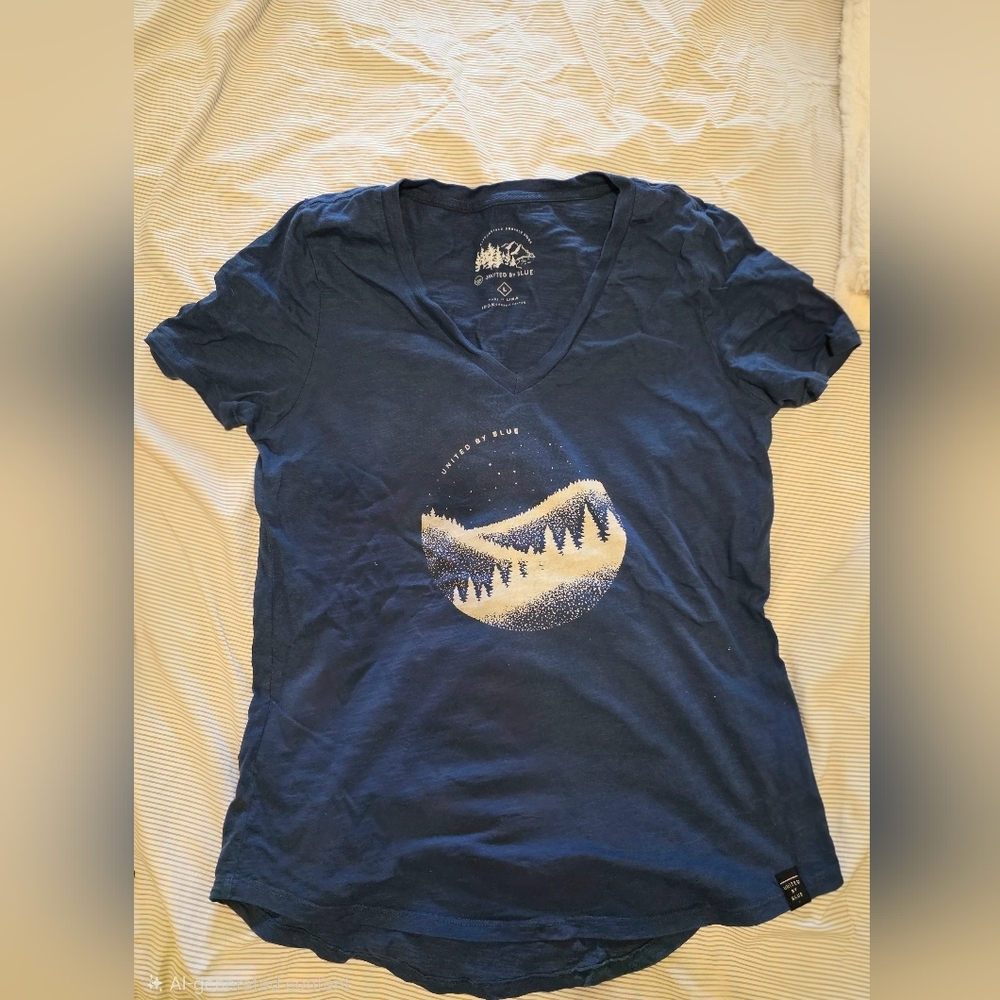 United By Blue Midnight Blue Scenic Tee